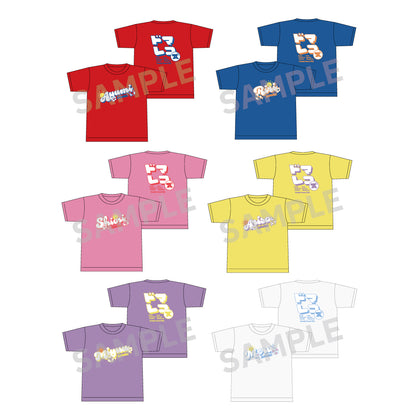 メンバーカラードライTシャツ