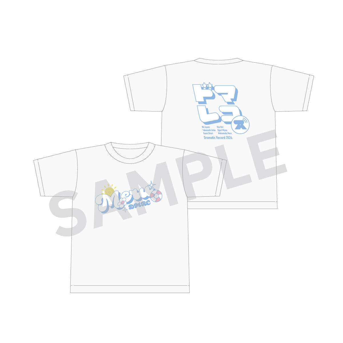 メンバーカラードライTシャツ