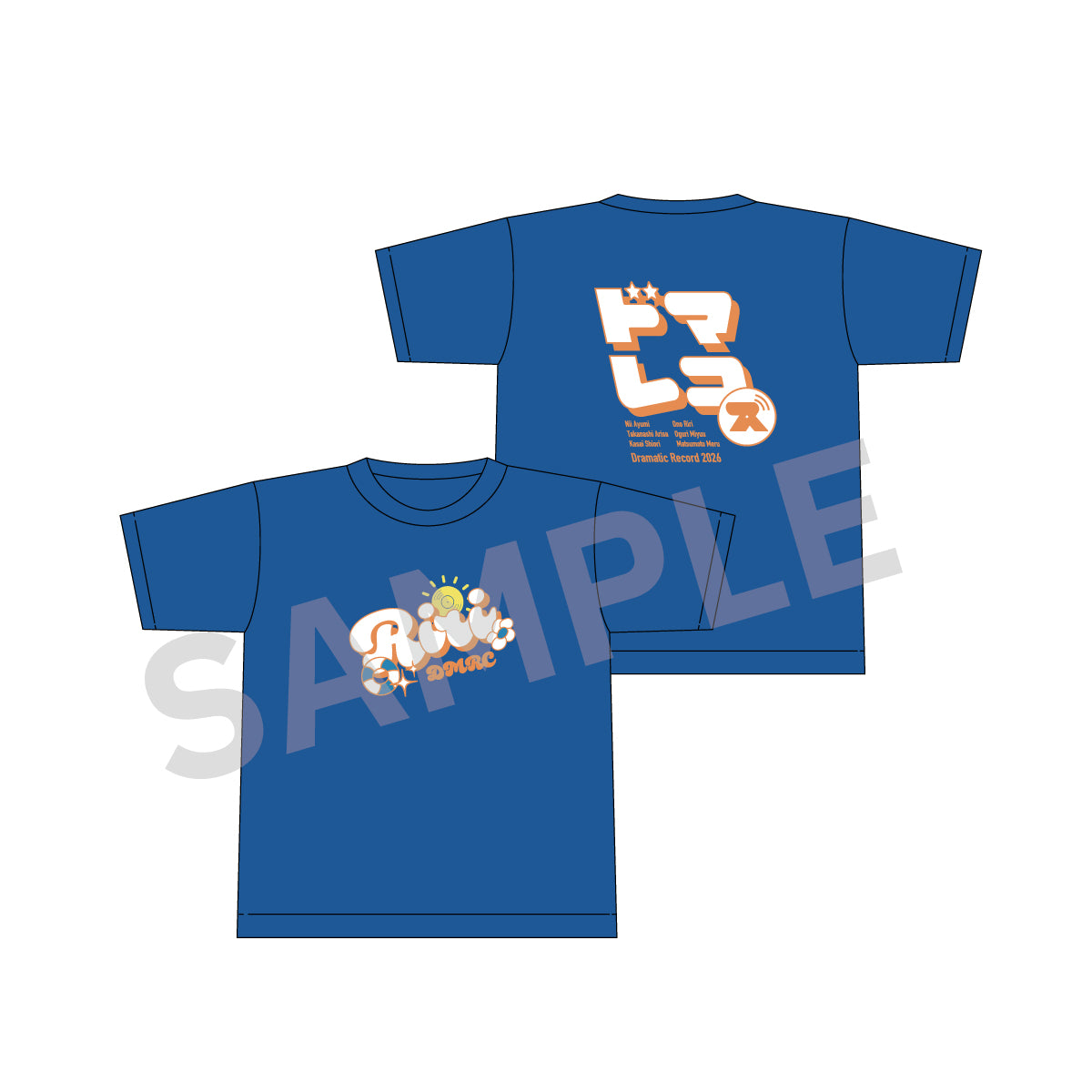 メンバーカラードライTシャツ