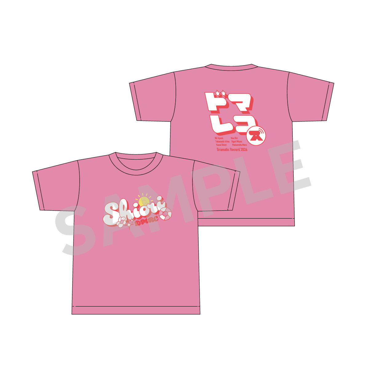 メンバーカラードライTシャツ